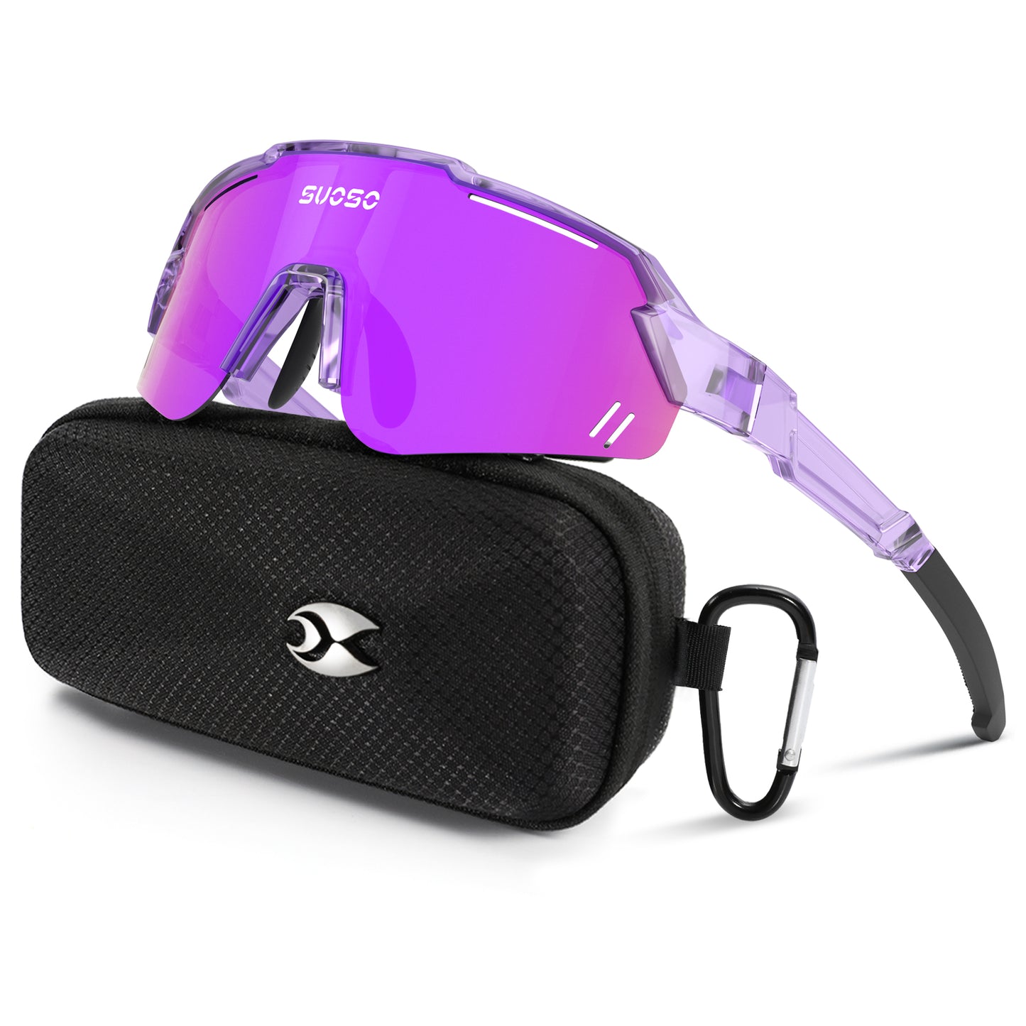 suoso Kids Sports Polarized Sunglasses: Youth Baseball Sun Glasses Cycling Goggles for Boys Girls Age 6-12 Lightweight TR90