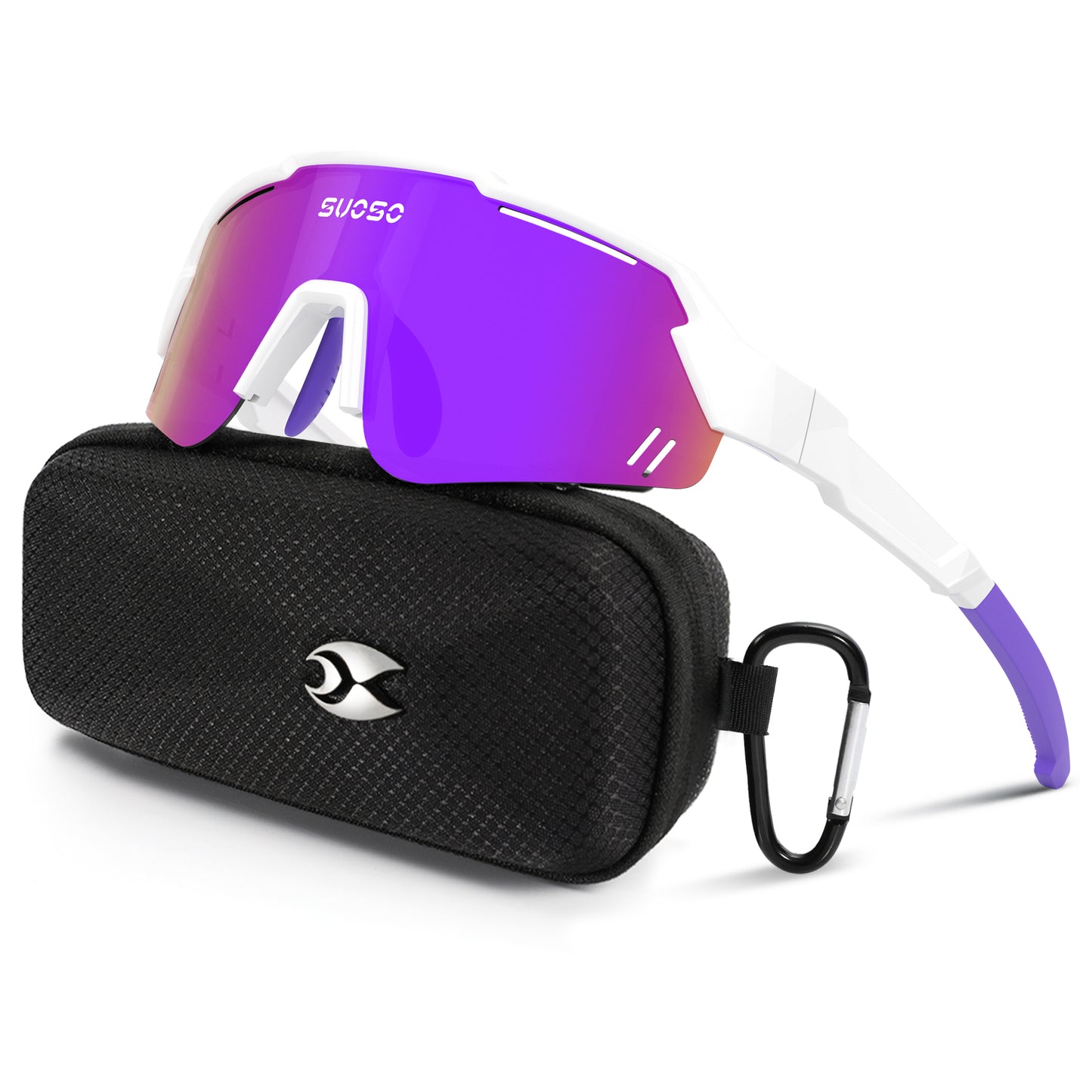 suoso Kids Sports Polarized Sunglasses: Youth Baseball Sun Glasses Cycling Goggles for Boys Girls Age 6-12 Lightweight TR90