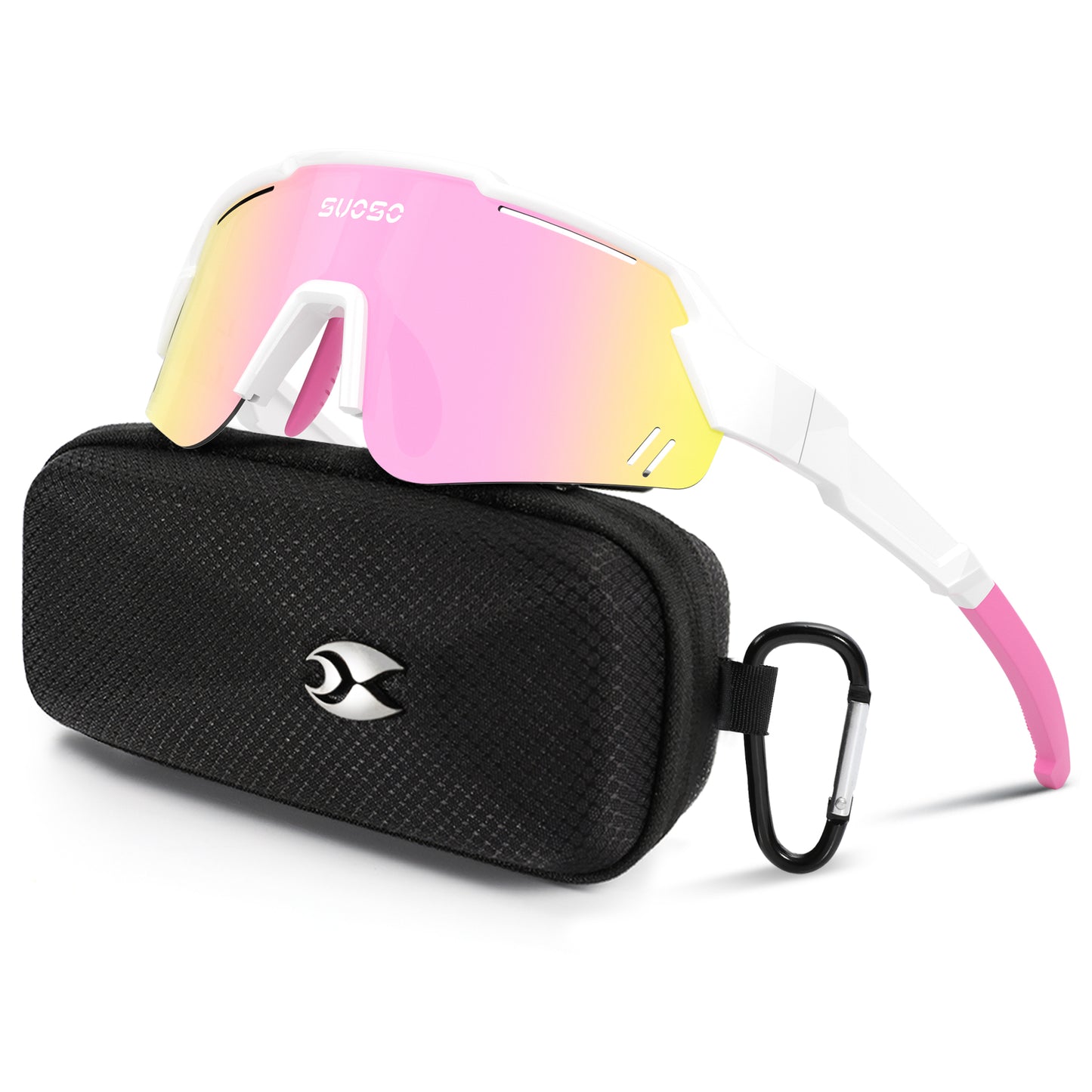 suoso Kids Sports Polarized Sunglasses: Youth Baseball Sun Glasses Cycling Goggles for Boys Girls Age 6-12 Lightweight TR90