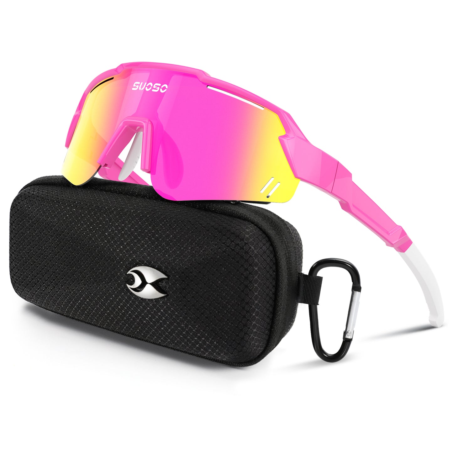 suoso Kids Sports Polarized Sunglasses: Youth Baseball Sun Glasses Cycling Goggles for Boys Girls Age 6-12 Lightweight TR90