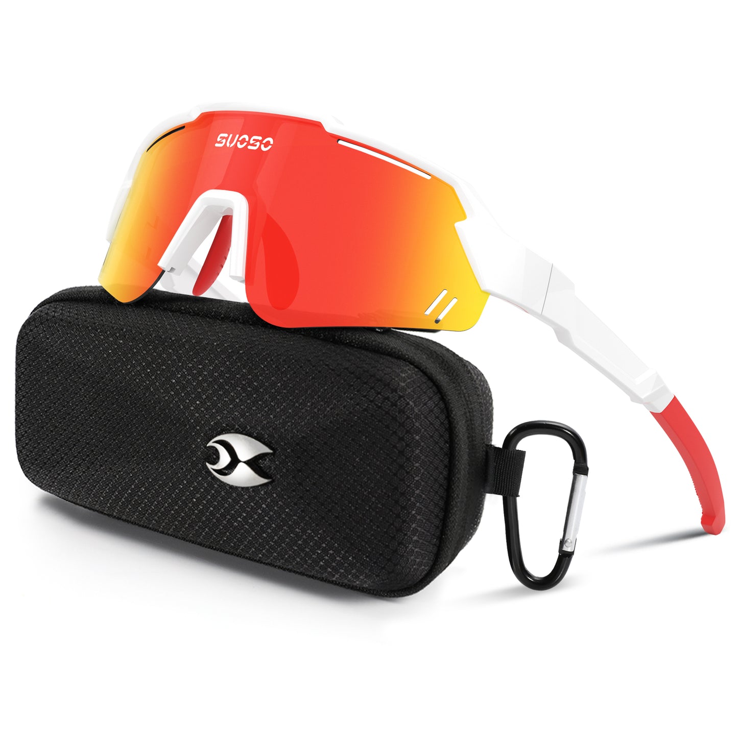 suoso Kids Sports Polarized Sunglasses: Youth Baseball Sun Glasses Cycling Goggles for Boys Girls Age 6-12 Lightweight TR90