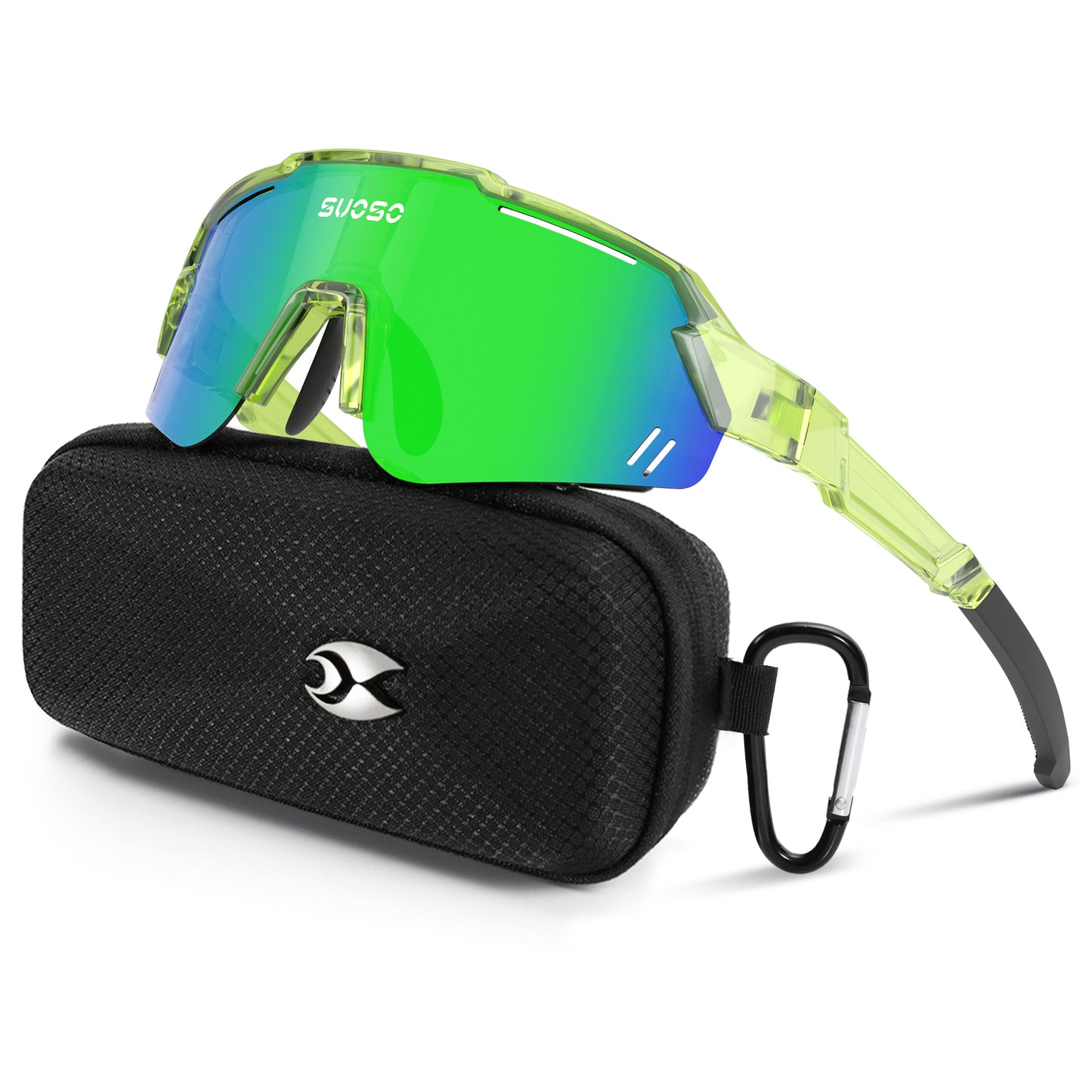 suoso Kids Sports Polarized Sunglasses: Youth Baseball Sun Glasses Cycling Goggles for Boys Girls Age 6-12 Lightweight TR90