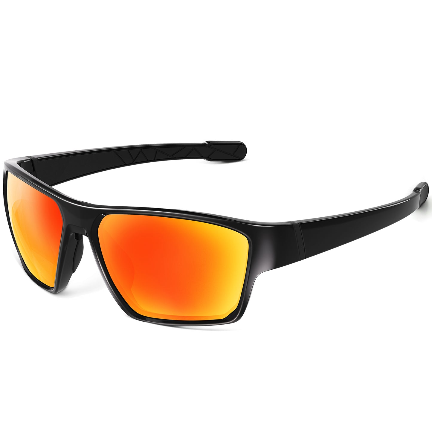 suoso Sports Polarized Sunglasses for Men: TR90 UV400 Protection Sun Glasses Womens Wrap Around Goggles for Fishing Driving